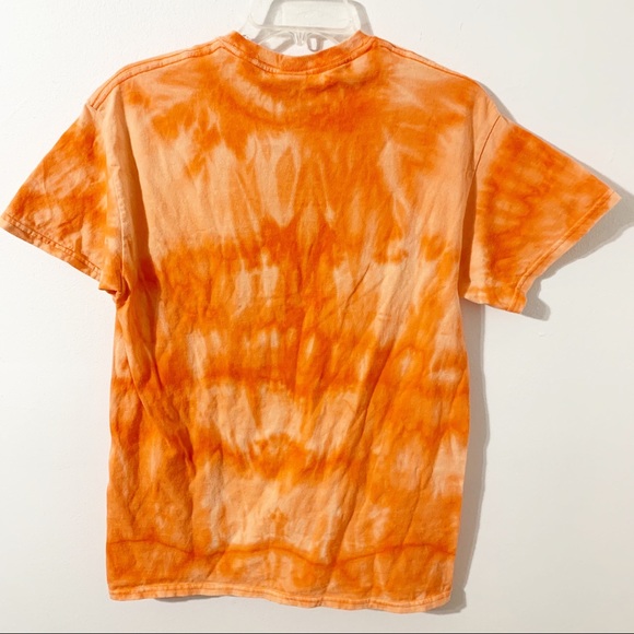 Gildan Cotton Keep Calm Go Orange Tee Shirt Reverse Tie Dye Syracuse University - Picture 3 of 6